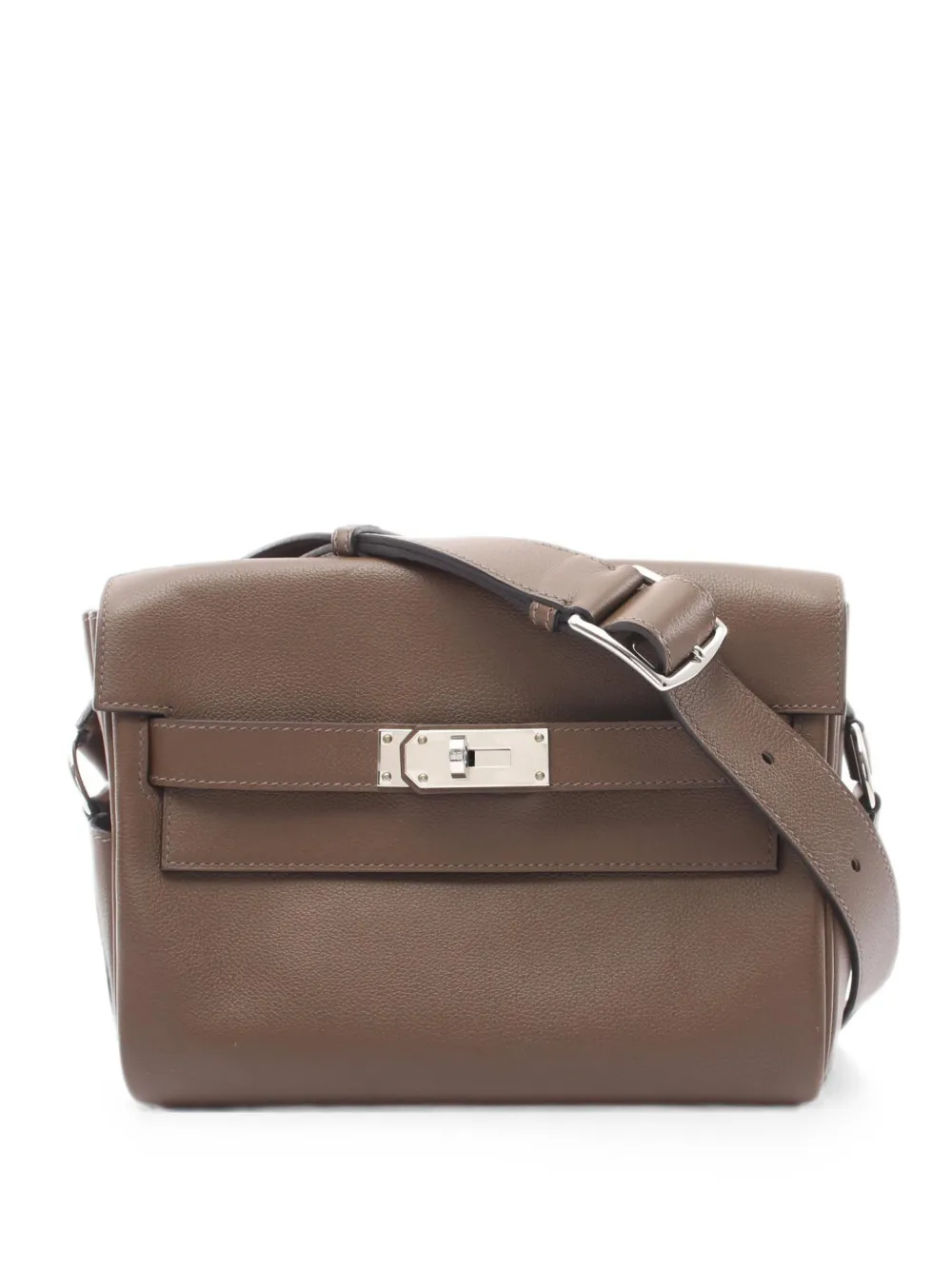 Hermès Pre-Owned 2023 PM Kelly Messenger shoulder bag - Braun