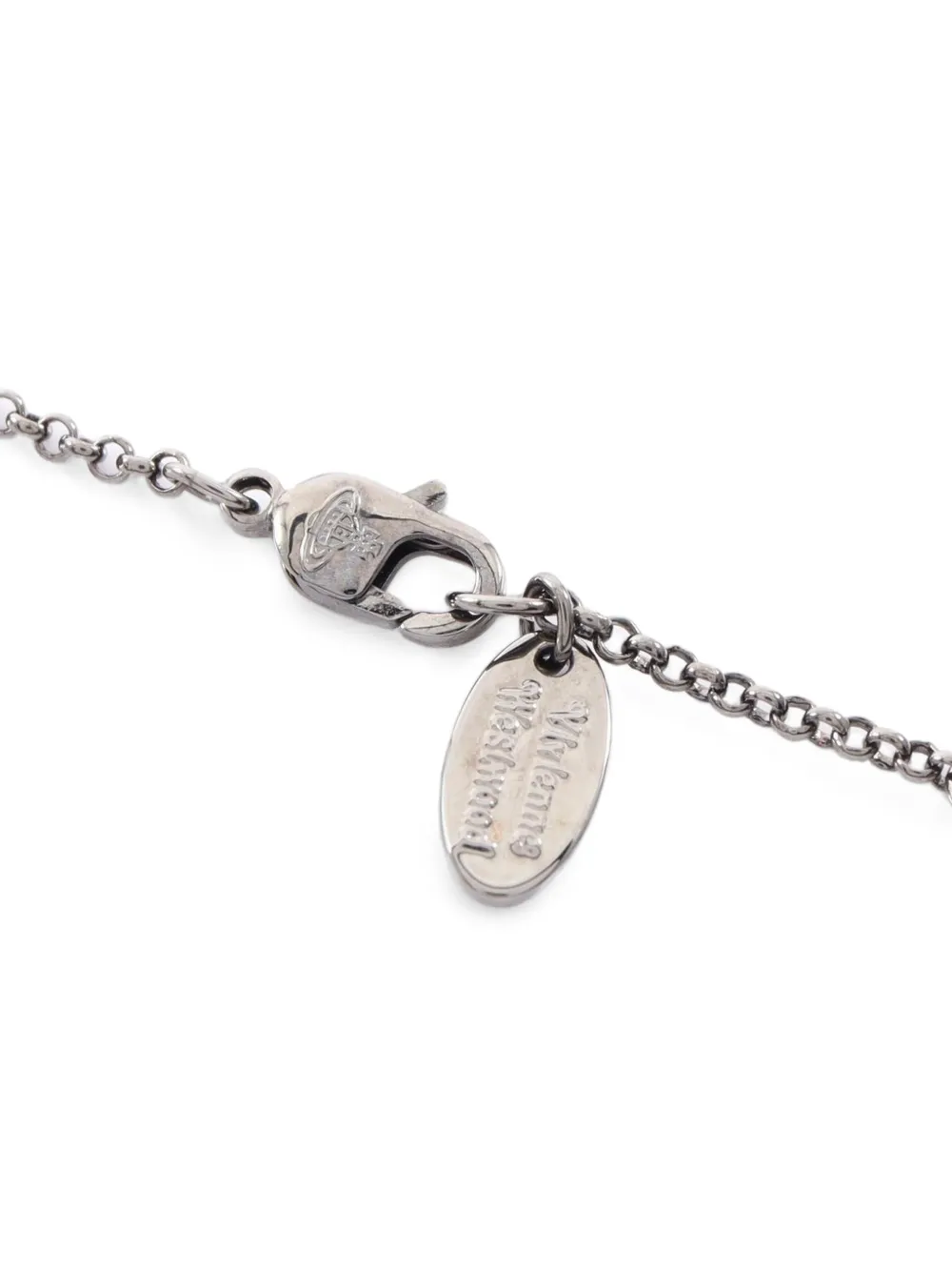 Vivienne Westwood Pre-owned Petite Orb Necklace in Silver, view 4