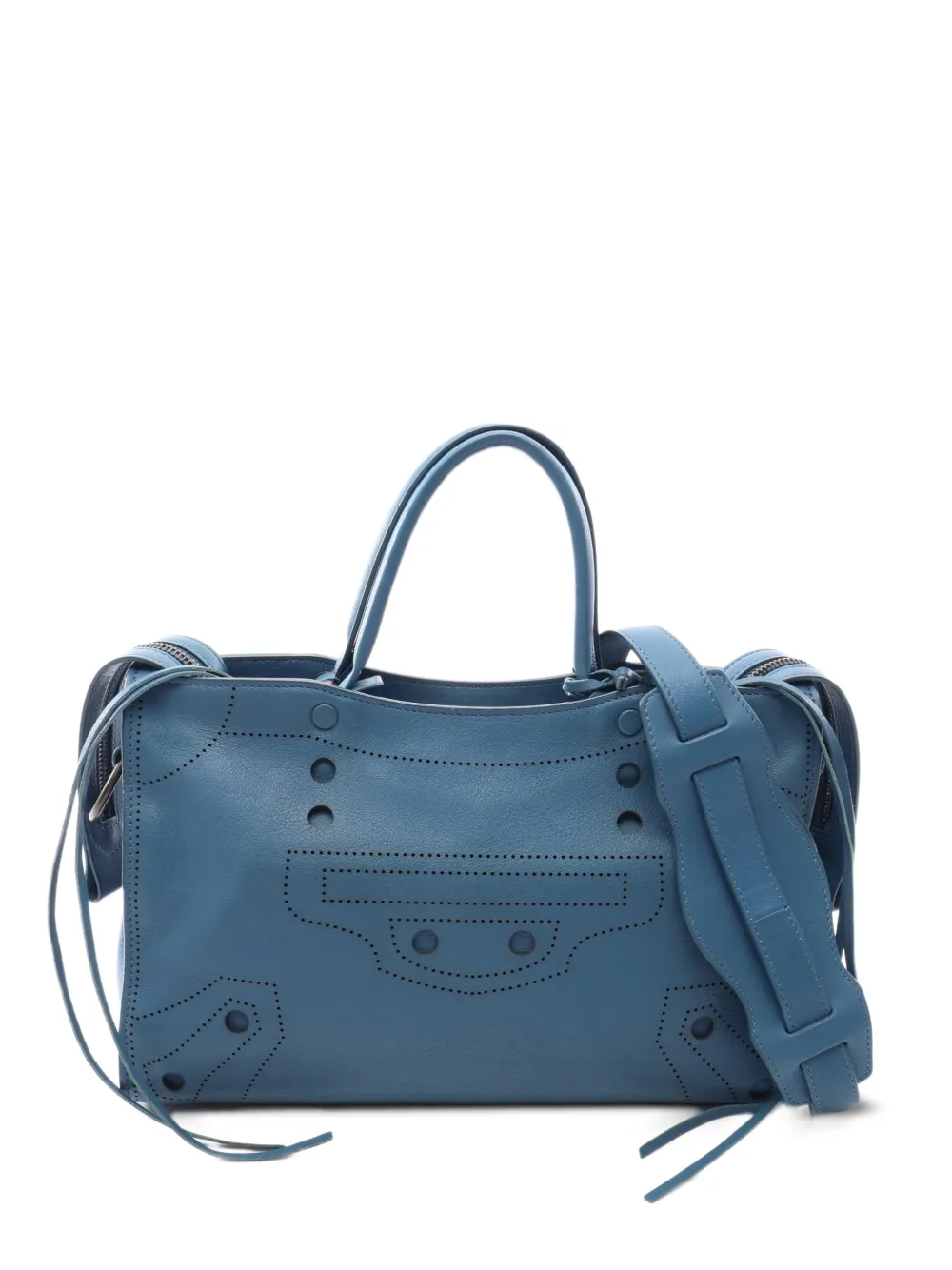 Balenciaga Pre-Owned 2010s Blackout City handbag - Blau