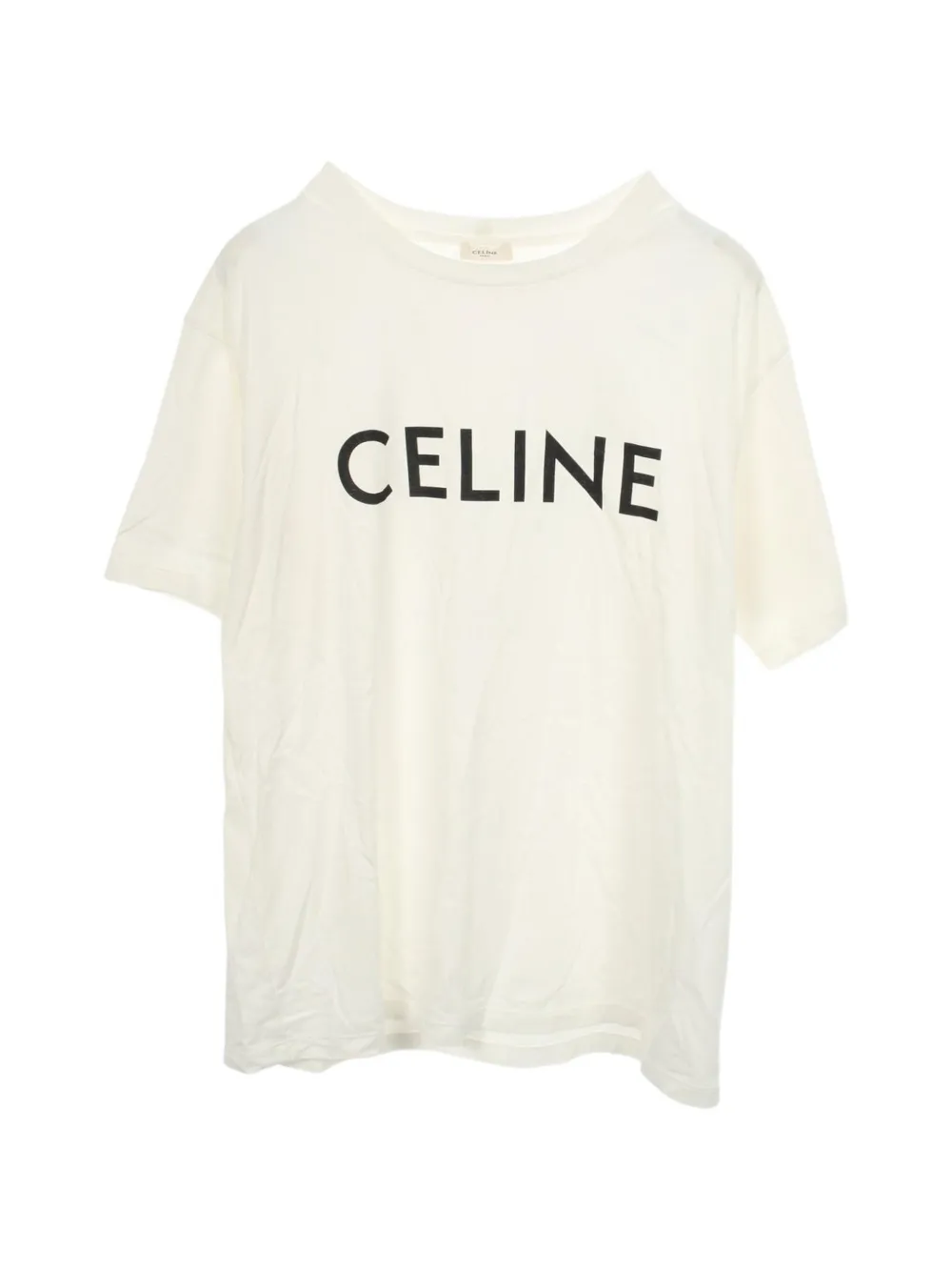 Celine Pre-Owned 2010s logo-print T-shirt - White