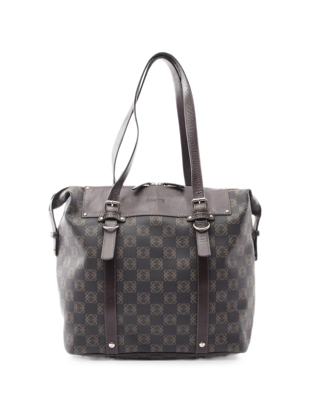 Loewe Pre-Owned 2000s Anagram tote bag - Braun