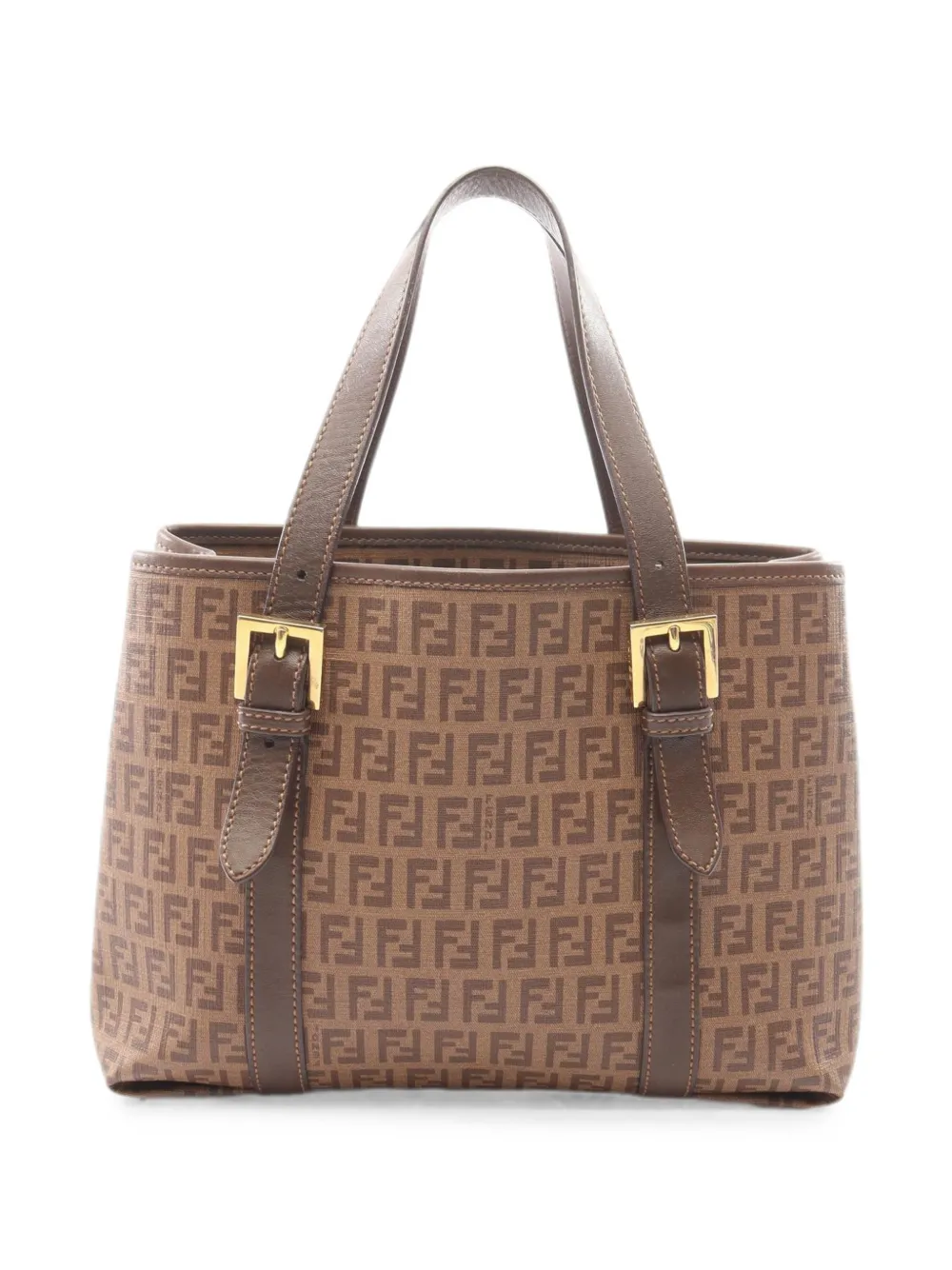 Fendi Pre-Owned 2000s Zucchino-pattern tote bag - Marrone