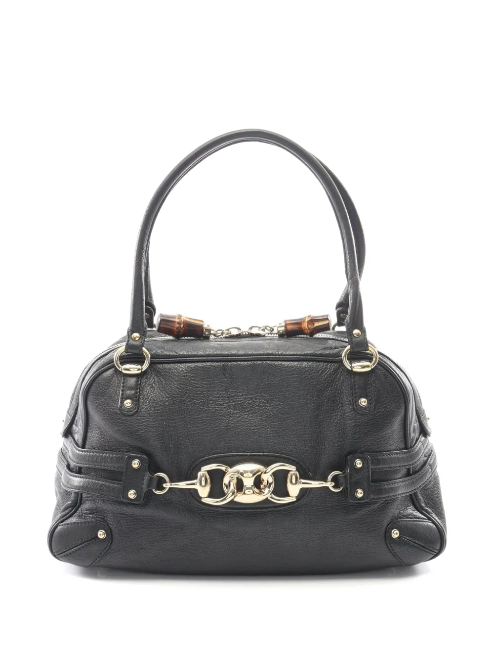 Gucci Pre-Owned 2000s Wave Boston Horsebit tote bag - Nero