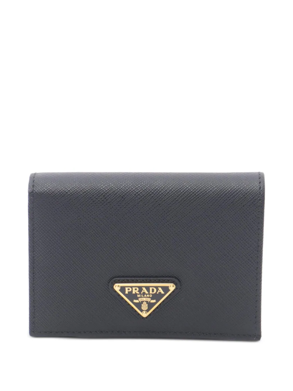 Prada Pre-Owned Saffiano-leather bi-fold wallet - Schwarz