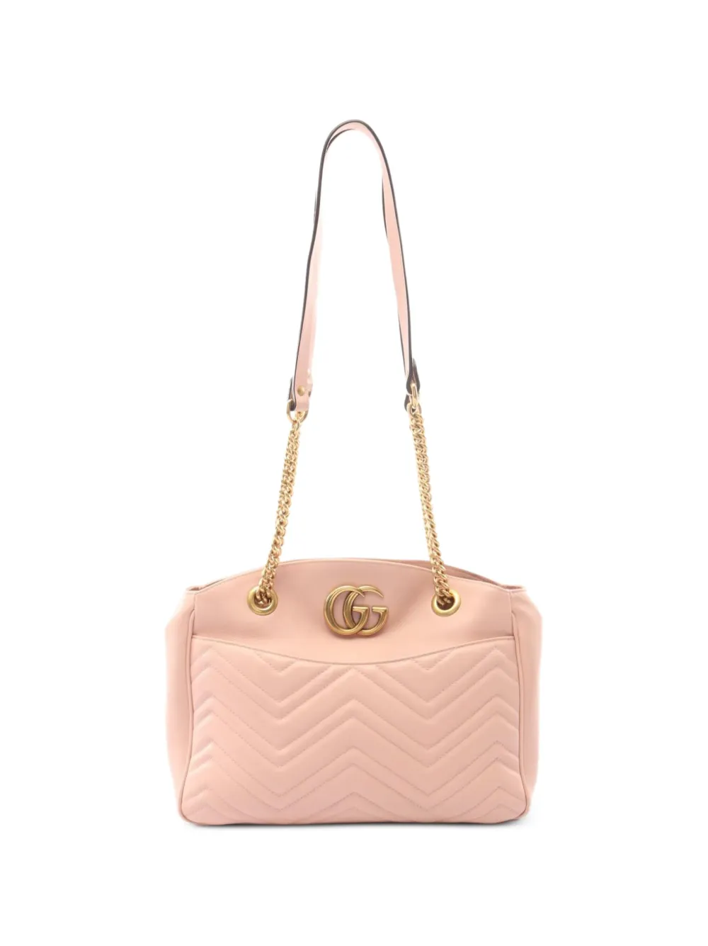 Gucci Pre-Owned 2010s GG Marmont chain shoulder bag - Rosa
