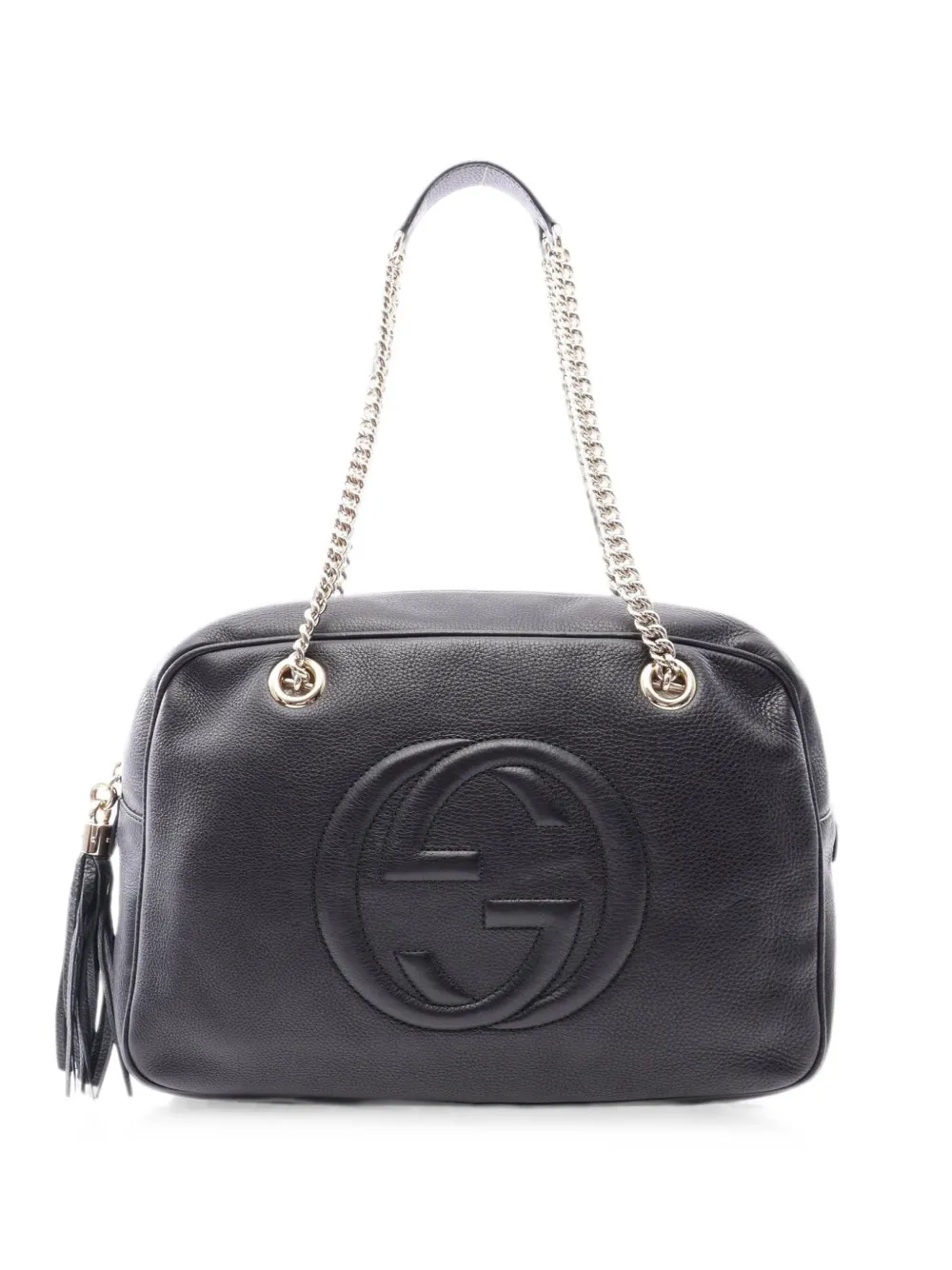 Gucci Pre-Owned 2010s Soho Interlocking G shoulder bag - Nero