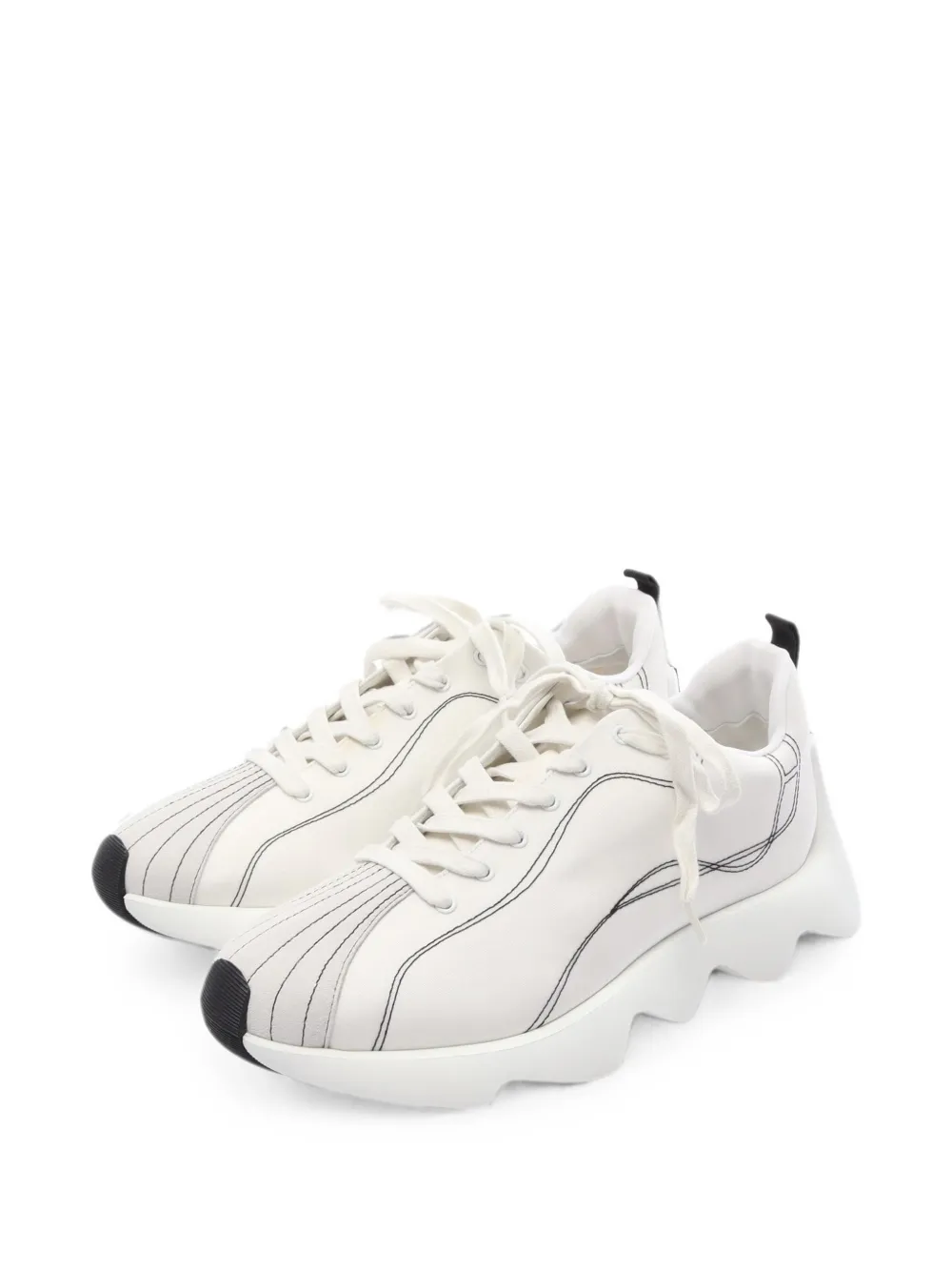 Pre-owned Hermes 2020s Anvol Sneakers In White