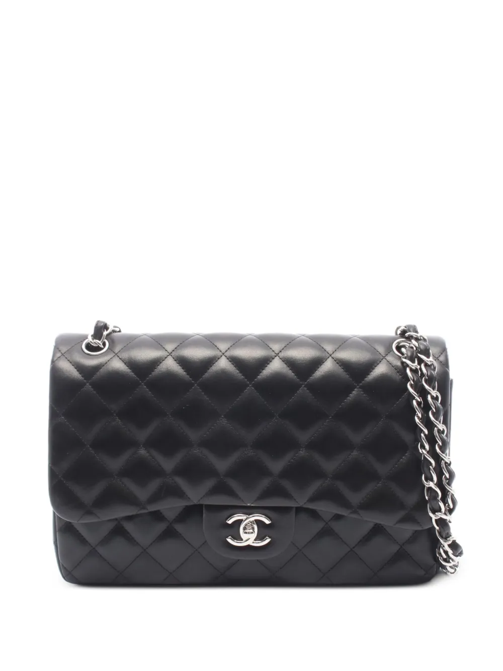 CHANEL Pre-Owned Borsa a spalla matelassé grande 2013-2014 - Nero