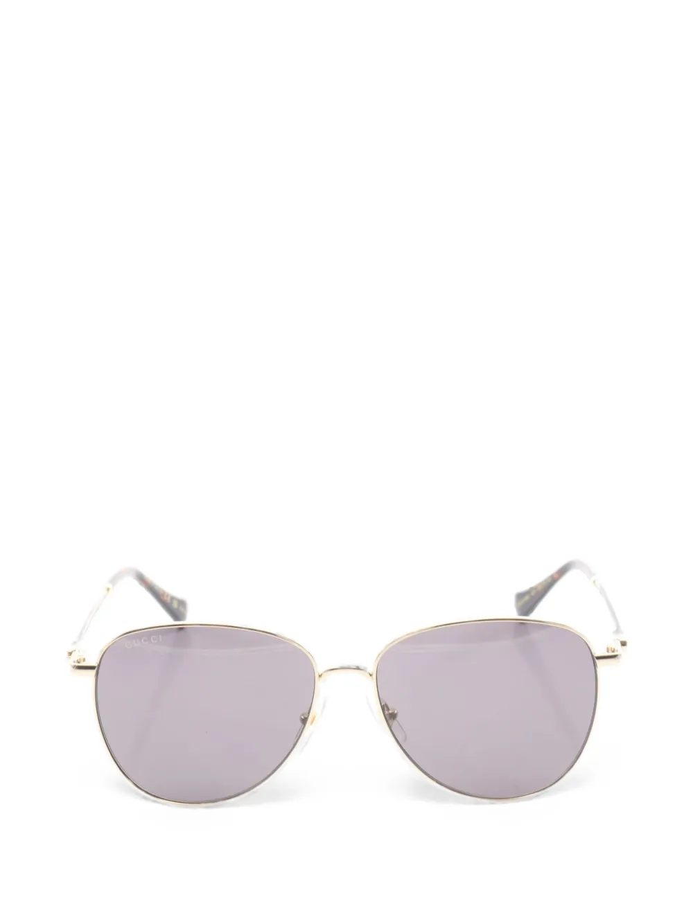 Gucci Pre-Owned 2020s GG Interlocking sunglasses - Oro