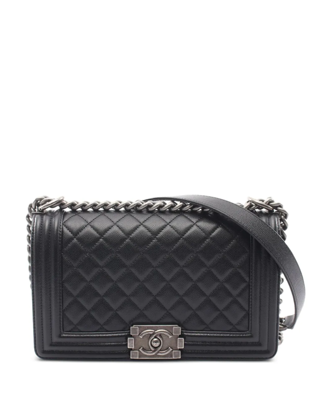 CHANEL Pre-Owned 2019 Boy Chanel crossbody bag - Black