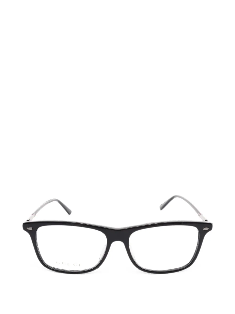 Gucci Pre-Owned 2020s rectangle-frame glasses - Nero