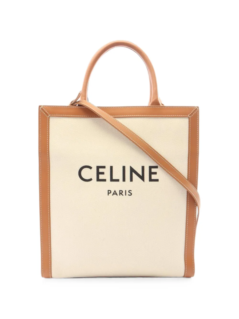 Celine Pre-Owned 2000s Vertical Hippopotamus tote bag - Neutrals