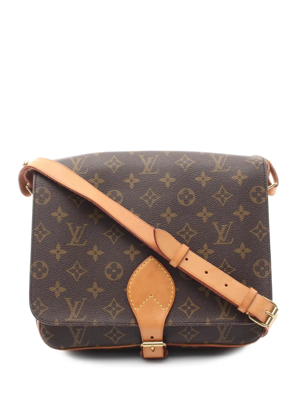 Louis Vuitton Pre-Owned 1996 GM Monogram Cartesier crossbody bag - Marrone