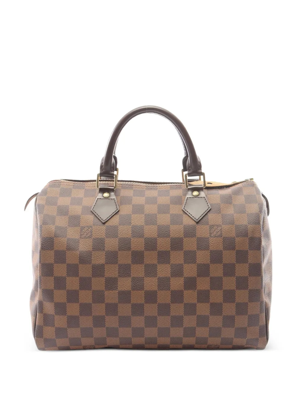 Louis Vuitton Pre-Owned 2008 30 Speedy Damier Ébène duffle bag - Marrone
