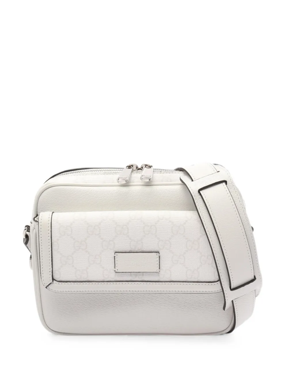 Gucci Pre-Owned 2010s small GG Supreme cross body bag - Weiß