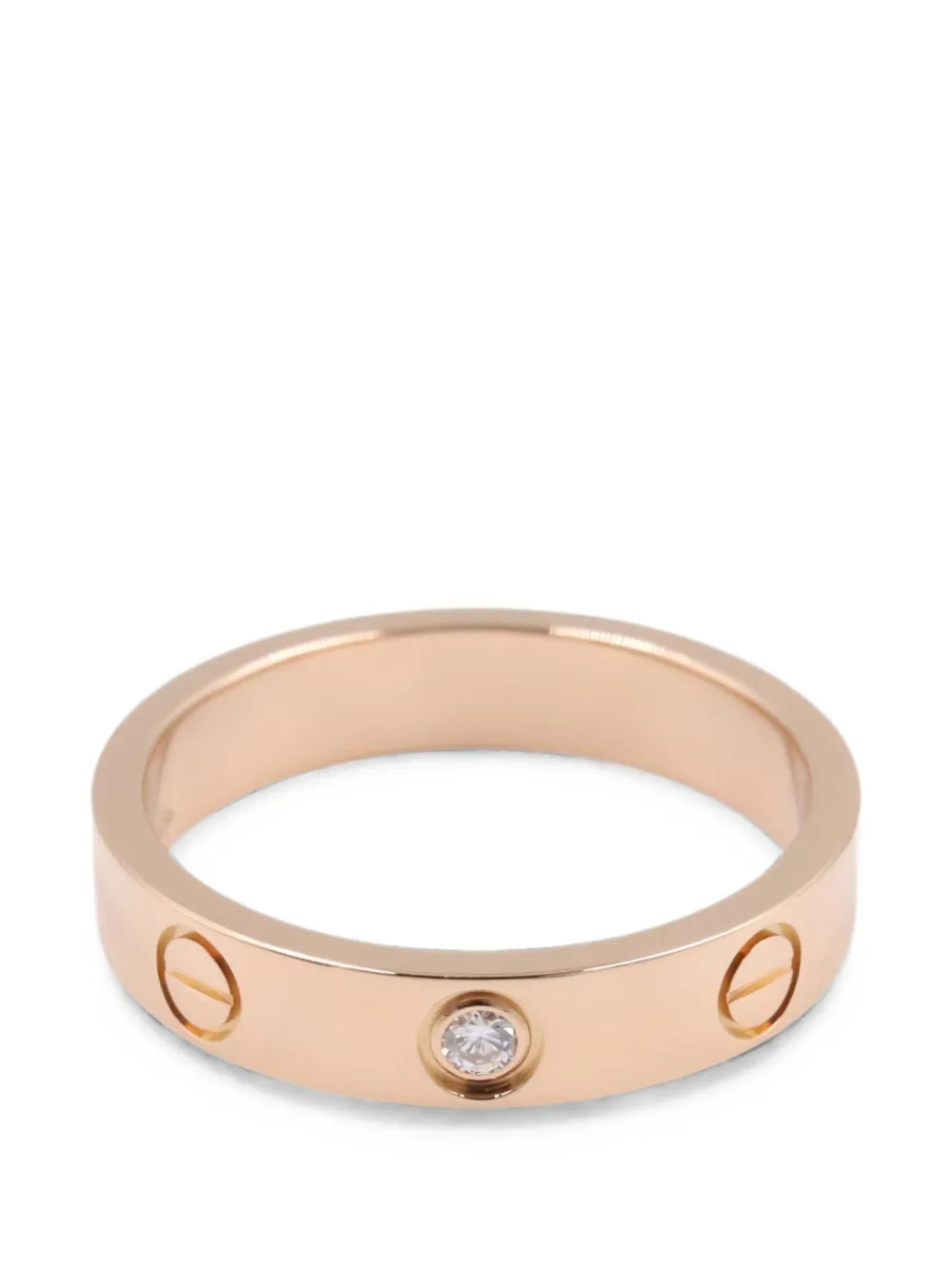 Cartier 2010s mini Love diamond ring - Rosa