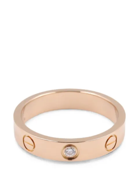 Cartier 2010s mini Love diamond ring