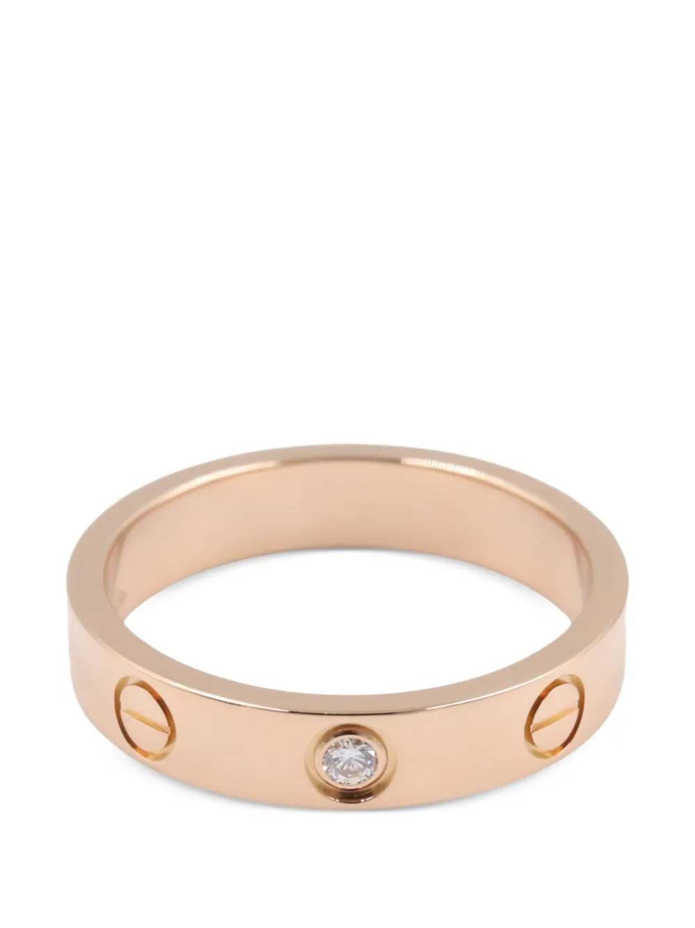 Cartier 2010s mini Love diamond ring - Rosa