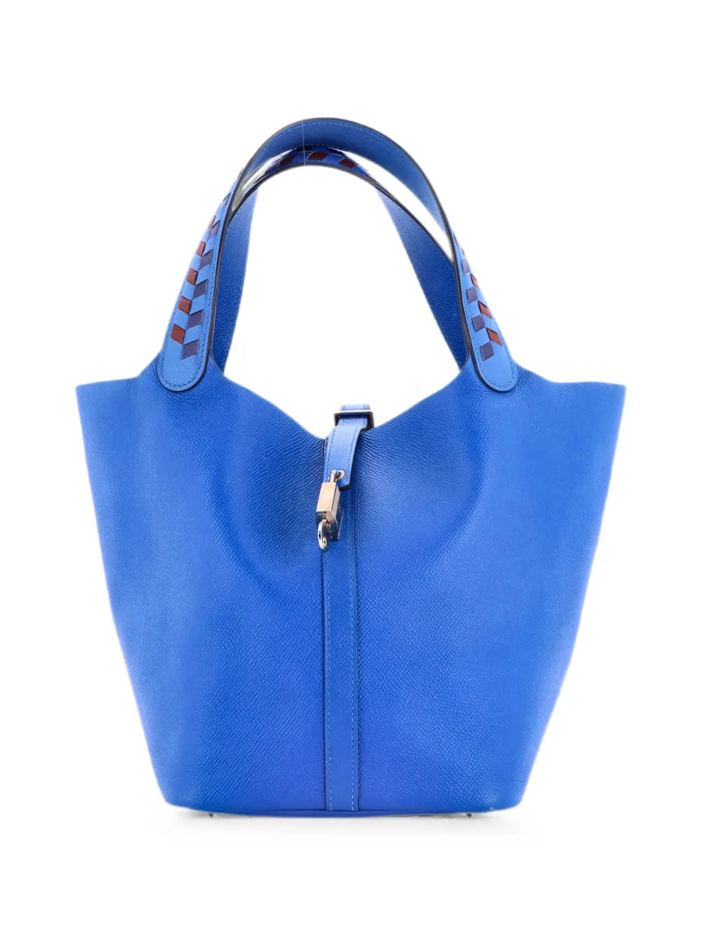 Hermès Pre-Owned Borsa tote Picotin Lock Bag Tressage Epsom MM - Blu