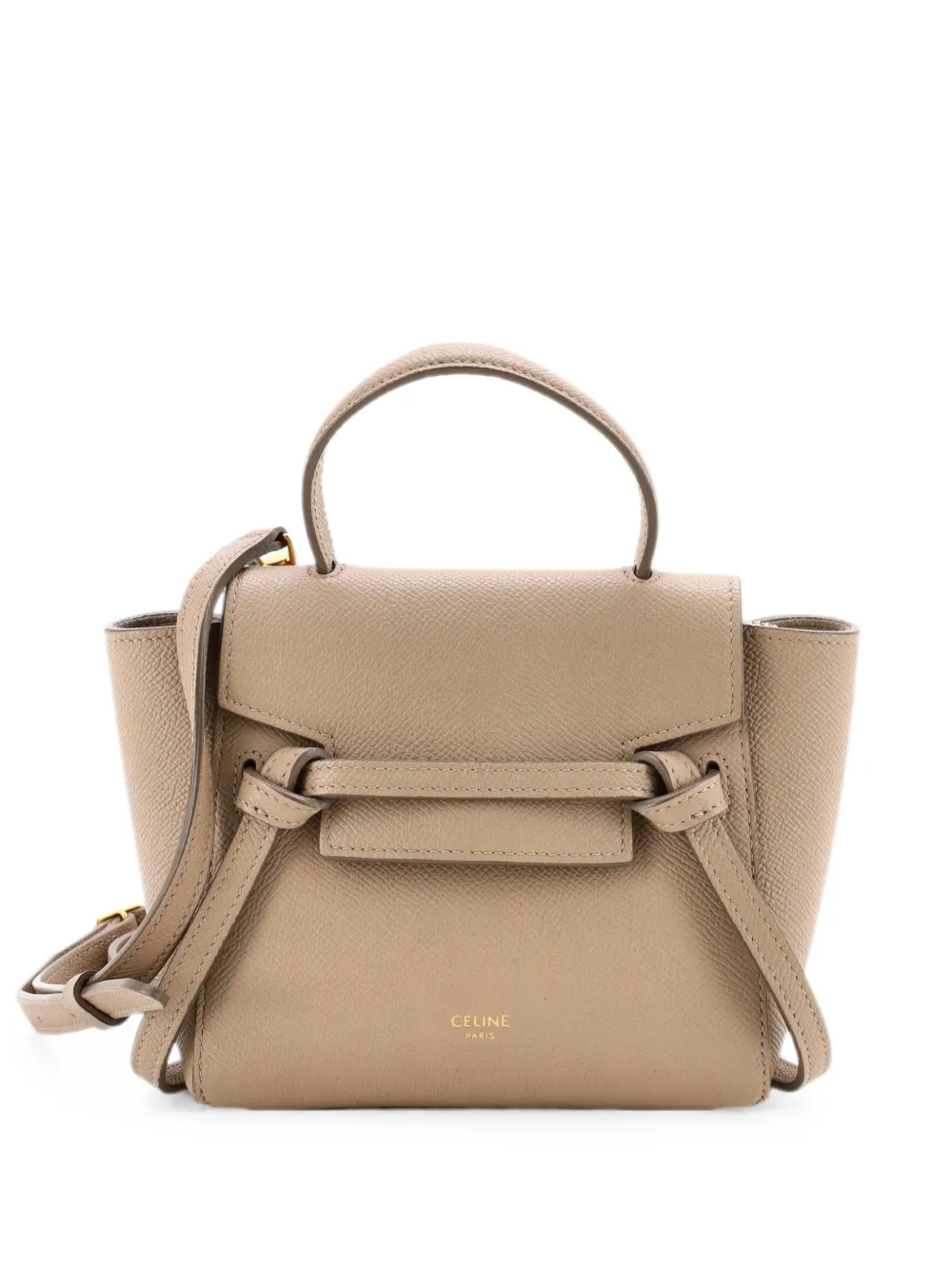 Celine Pre-Owned Belt Bag Textured Leather Pico shoulder bag - Neutrals