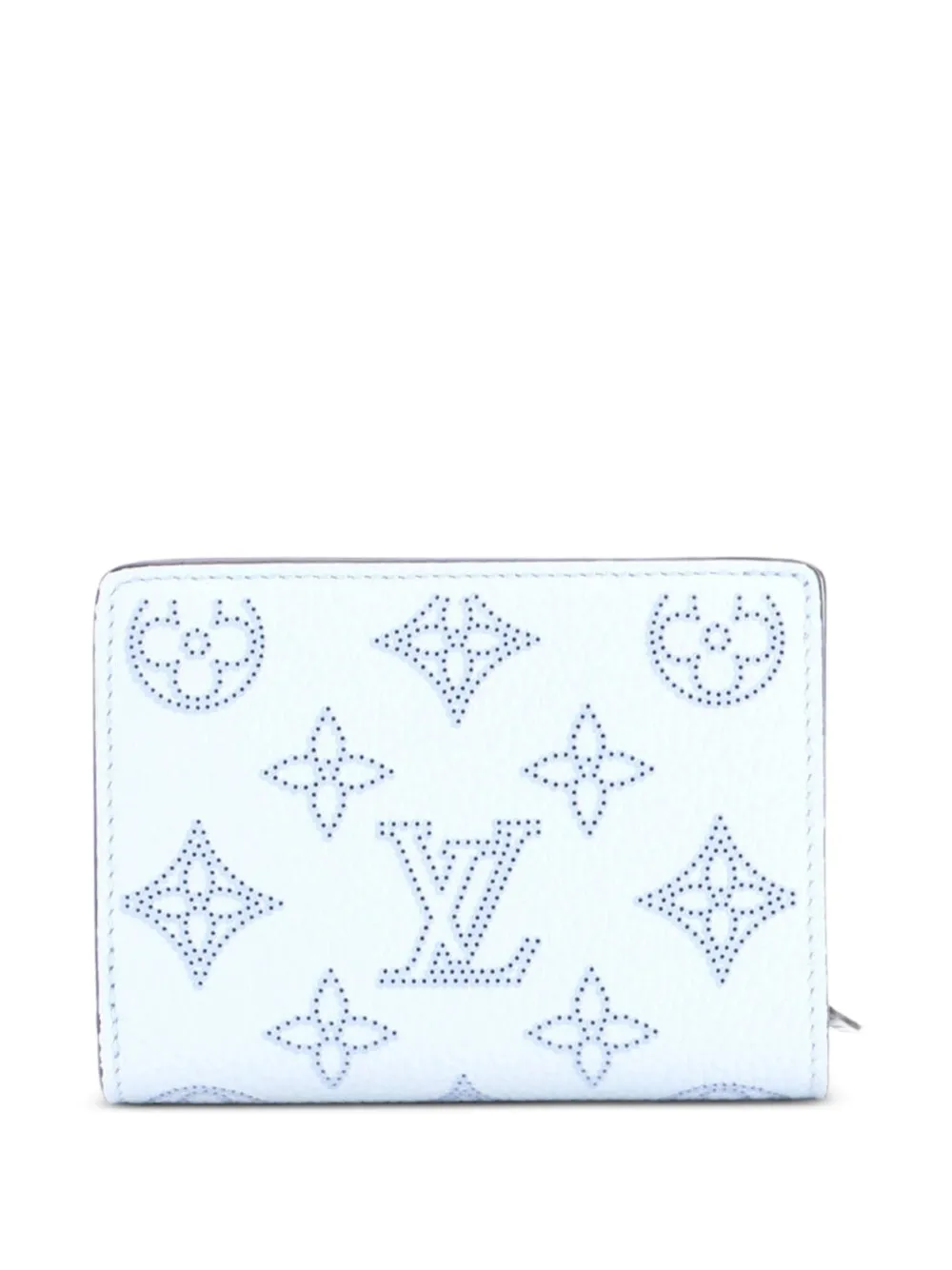 Louis Vuitton Pre-Owned Portafoglio Clea Mahina piccolo in pelle - Blu