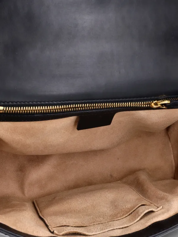Gucci Pre-Owned パドロック グッチシマ レザー ミディアム ショルダー