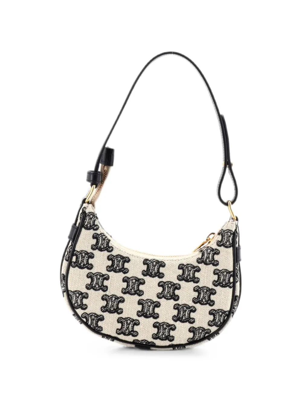 Celine Pre-Owned Ava Bag Triomphe Canvas Mini shoulder bag - Neutrals