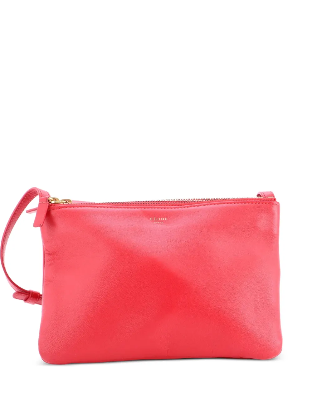 Celine Pre-Owned Trio Leather Small crossbody bag - Red