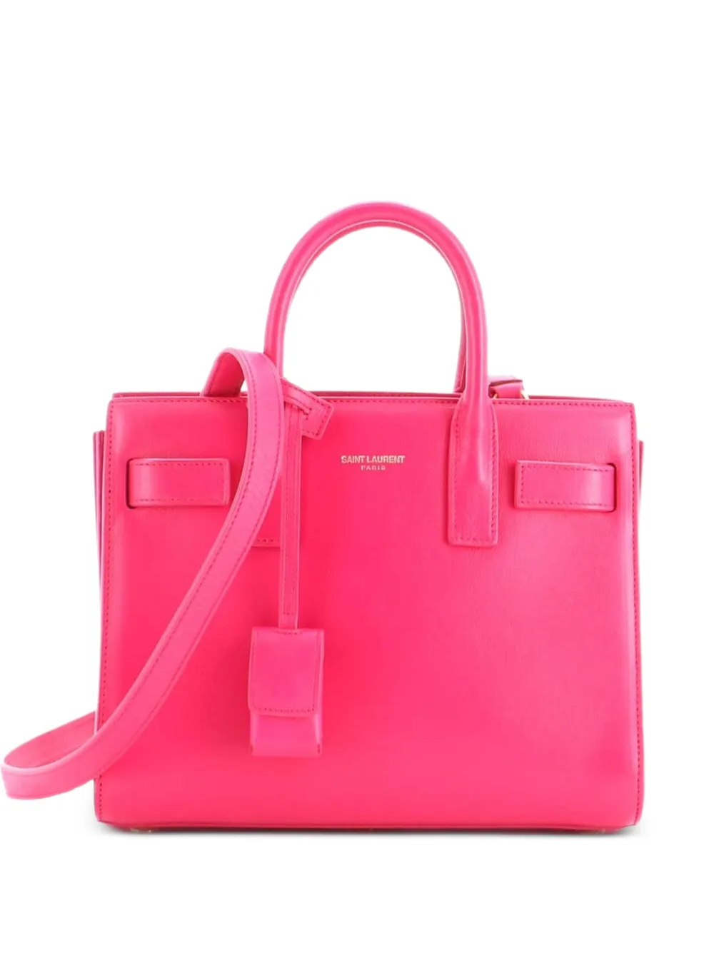 Saint Laurent Pre-Owned Borsa tote Sac de Jour Nano in pelle - Rosa
