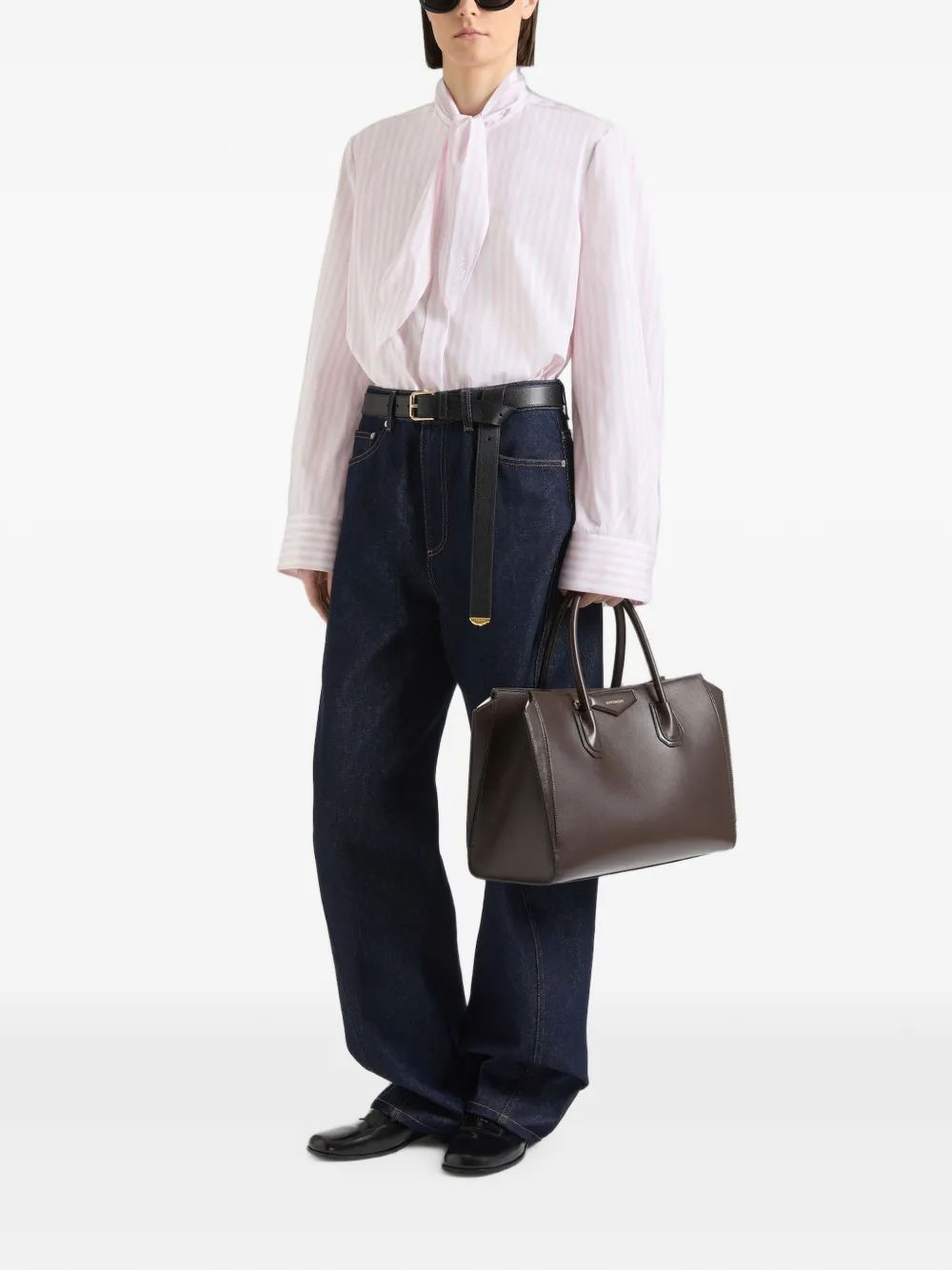 Givenchy Kleine Antigona shopper Bruin