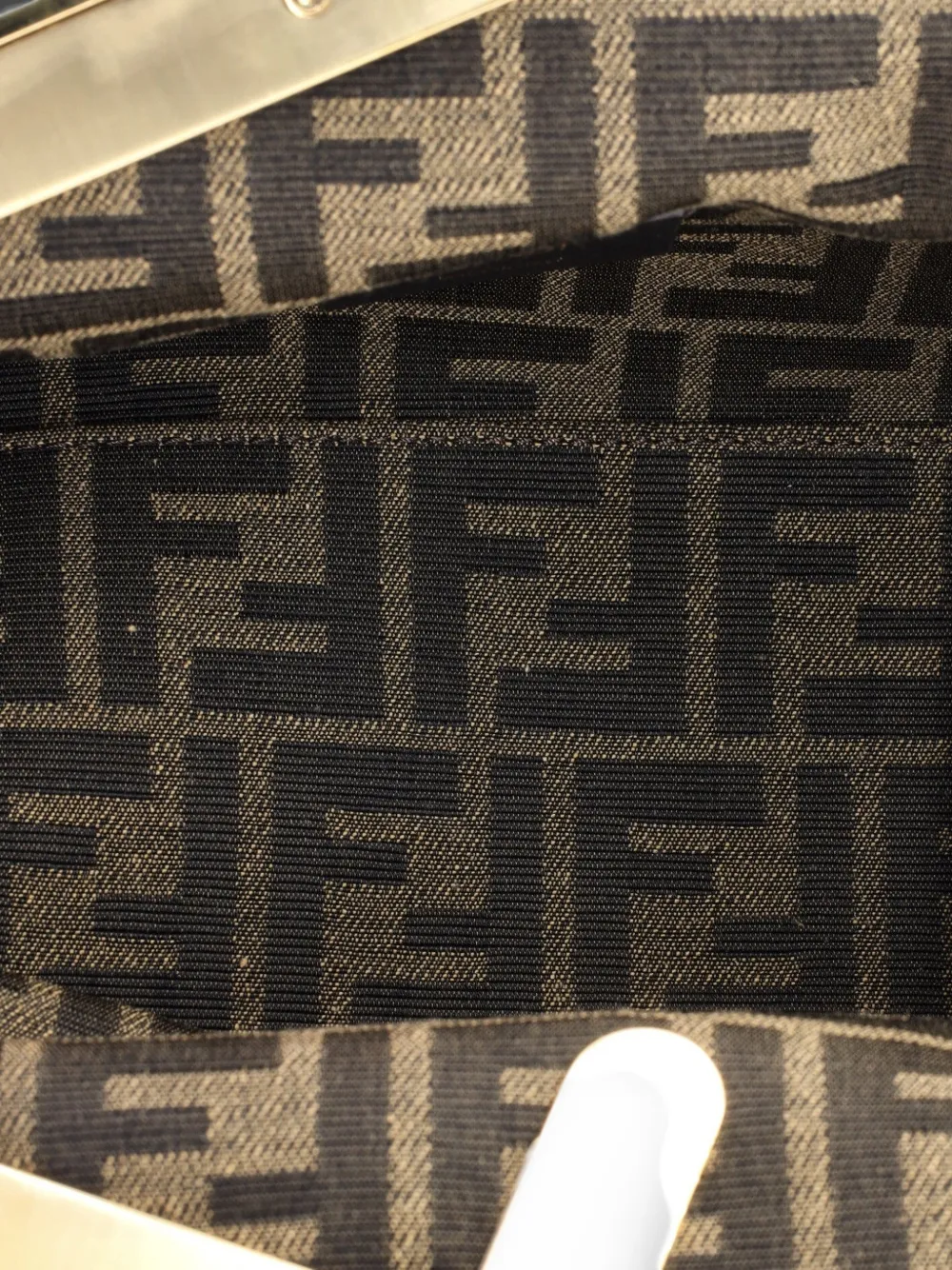 Fendi Pre-owned First Bag Leather Small Clutch Bag in Black, view 5