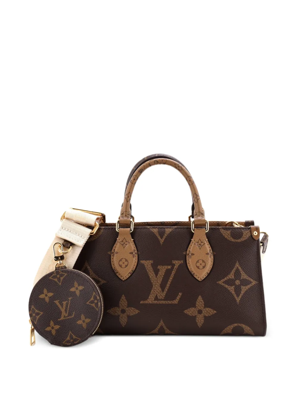 Louis Vuitton Pre-Owned OnTheGo Tote Reverse Monogram Giant East West shoulder bag - Brown