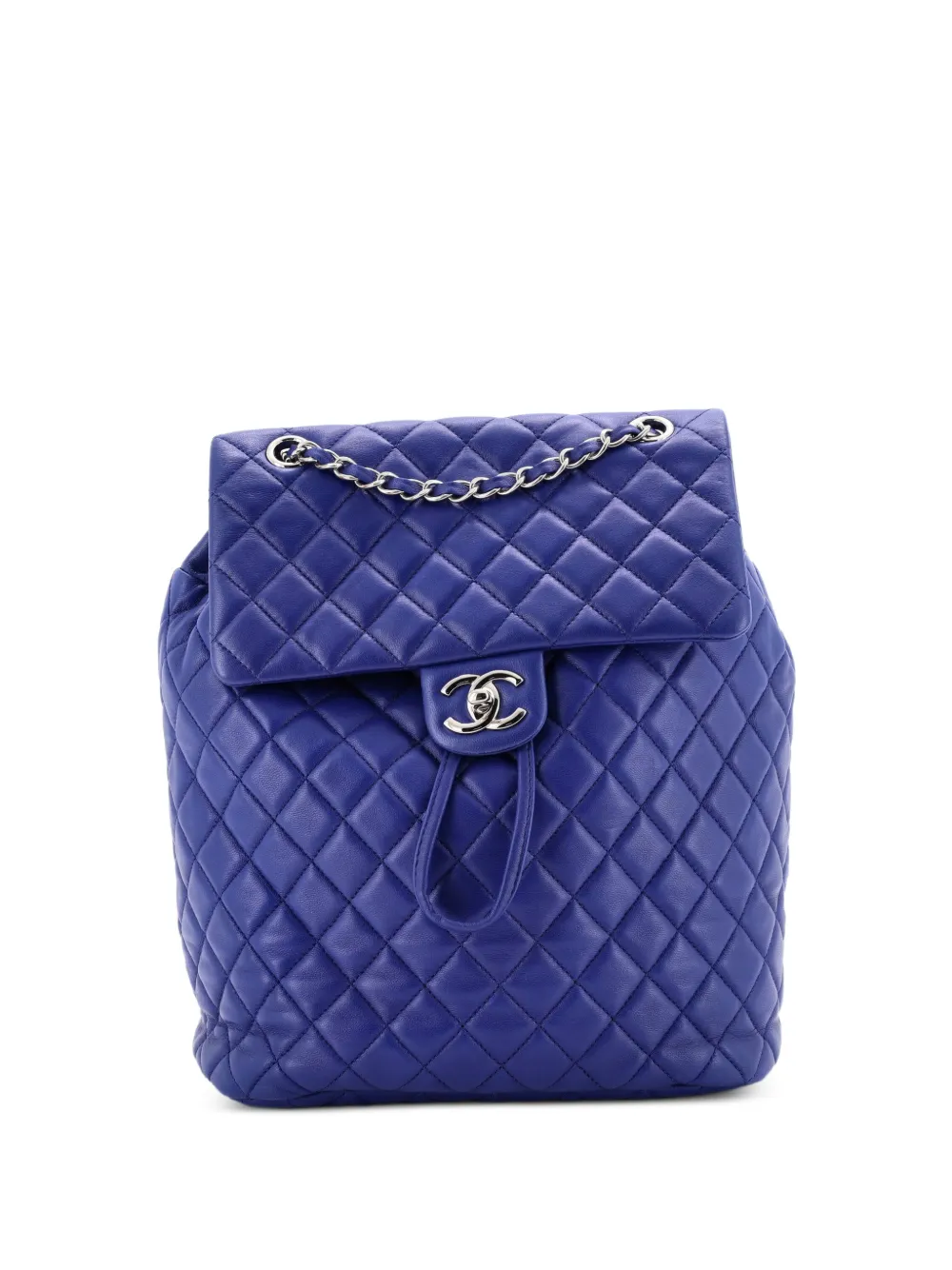 CHANEL Pre-Owned Zaino Urban Spirit piccolo in pelle trapuntata - Blu