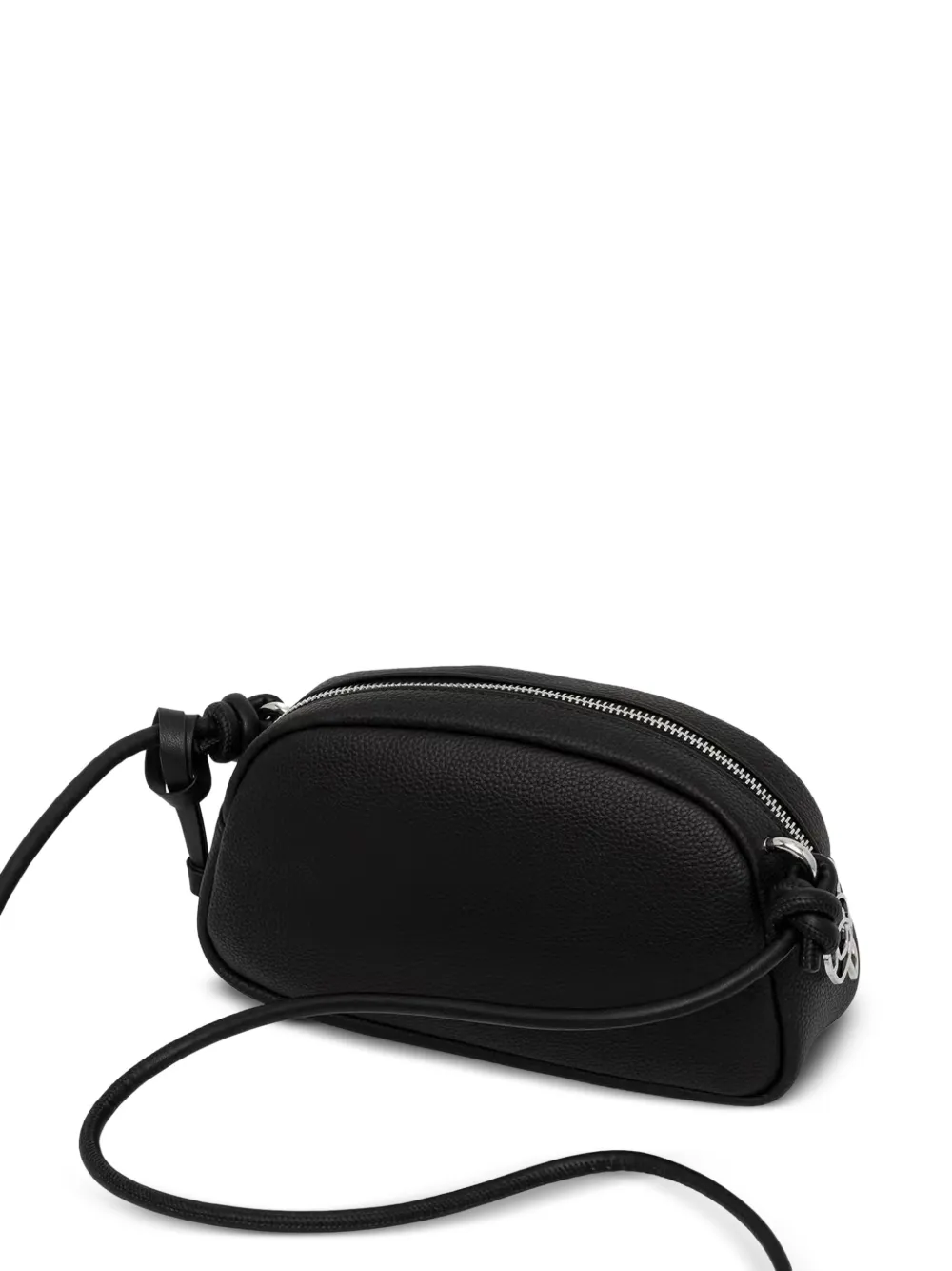 Karl Lagerfeld Crossbodytas met bewerkte textuur en logoplakkaat Zwart