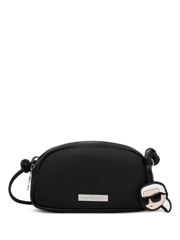 Karl Lagerfeld ロゴ ショルダーバッグ | ブラック | FARFETCH JP