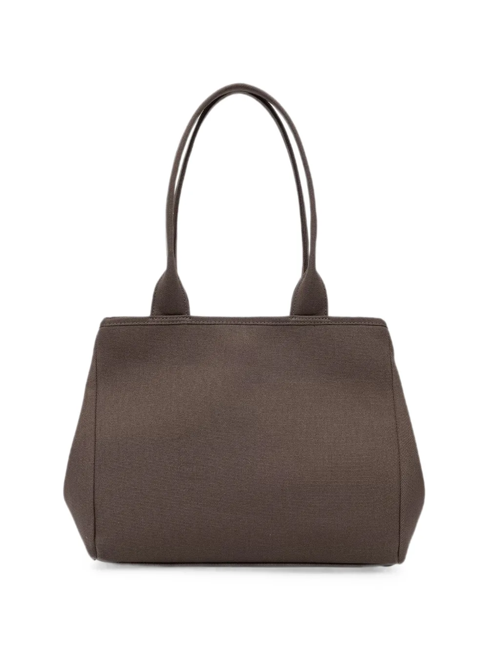 Karl Lagerfeld Magnets canvas shopper met logo-print Bruin