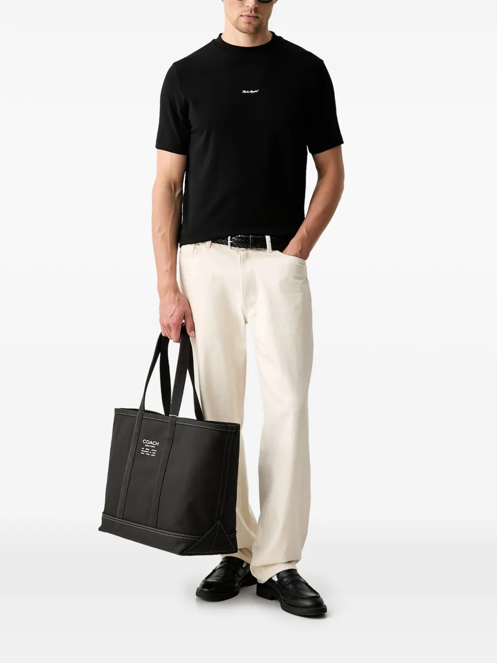 Karl Lagerfeld T-shirt met logoprint Zwart