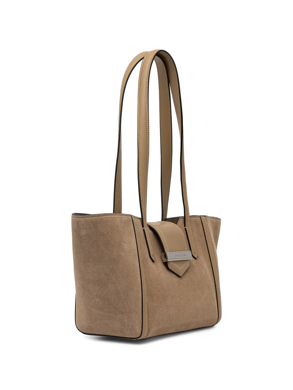Karl Lagerfeld K Nova shopper met vlakken en logoplakkaat Bruin