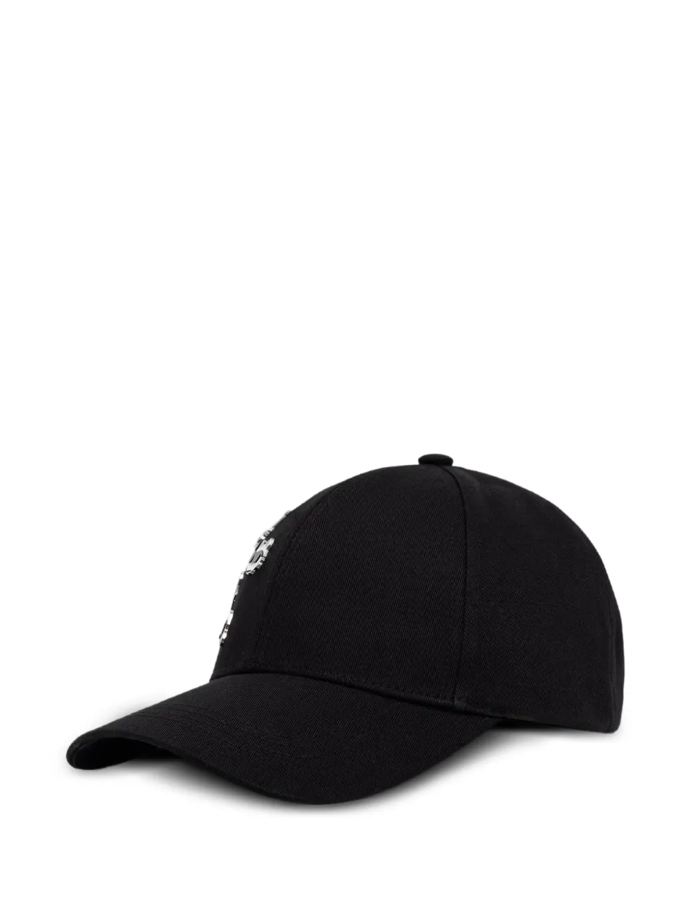 Karl Lagerfeld pin-embellished baseball cap - Schwarz