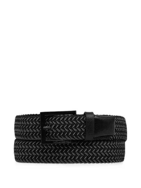 Karl Lagerfeld braided belt