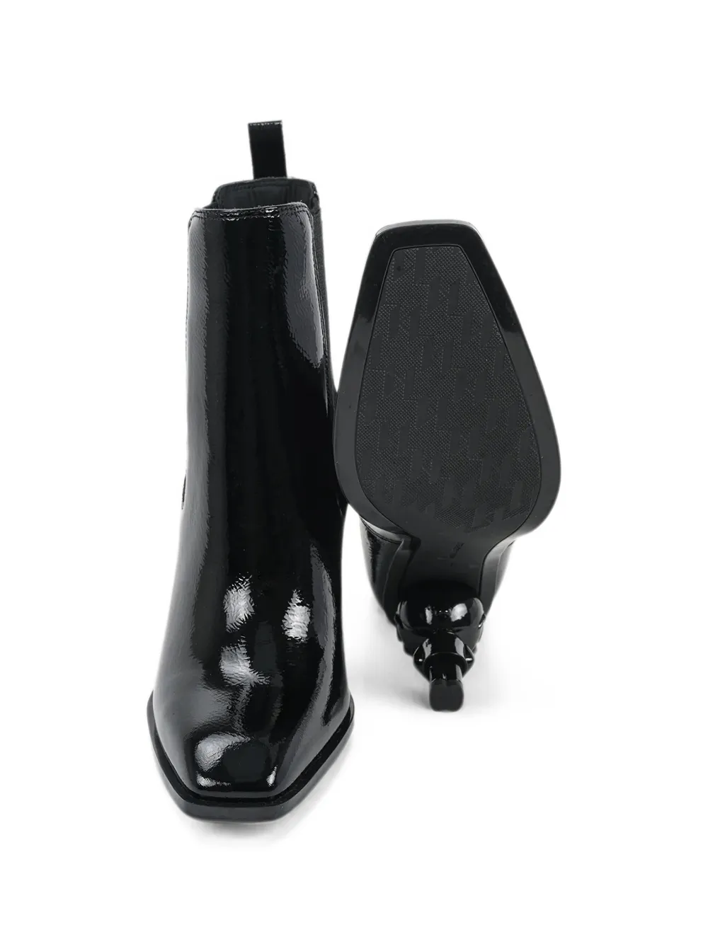 Karl Lagerfeld heeled ankle boots Zwart