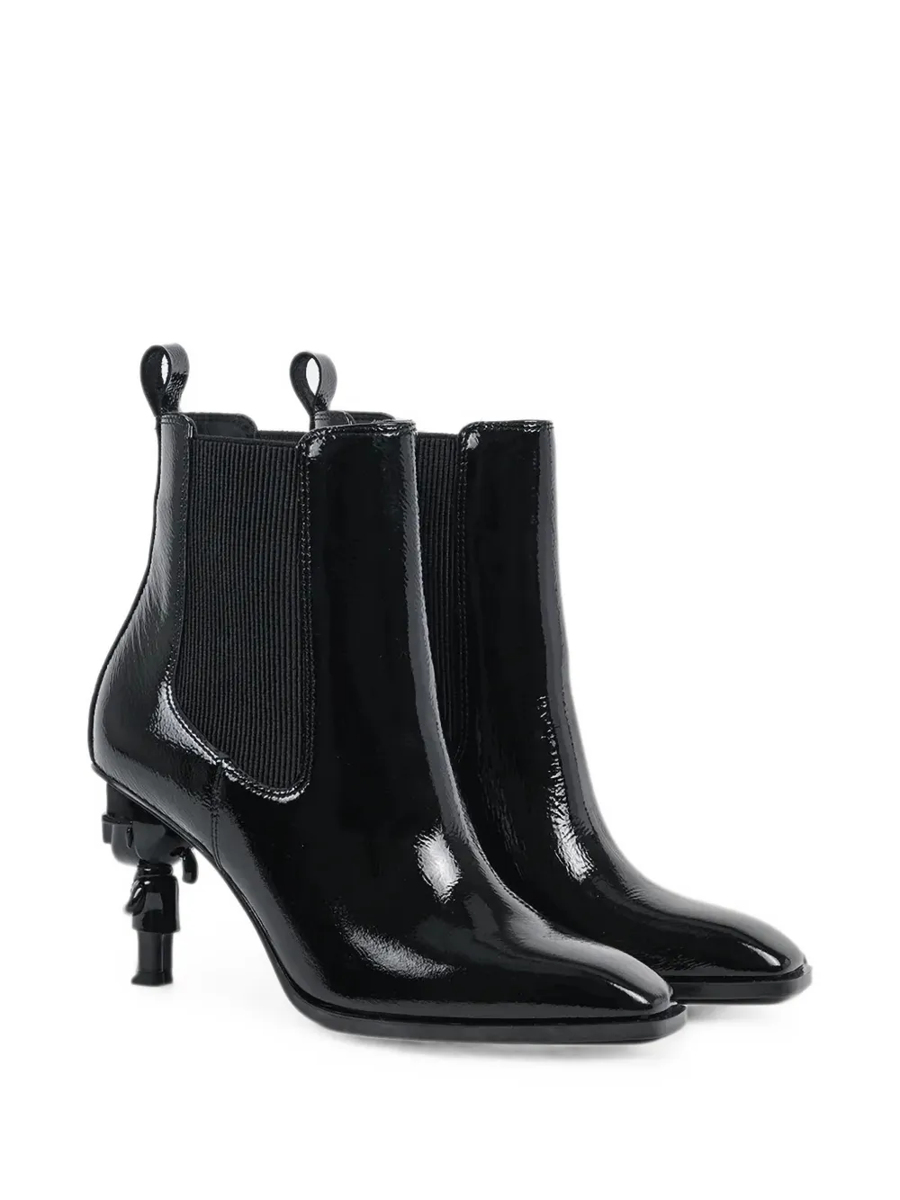 Karl Lagerfeld heeled ankle boots Zwart