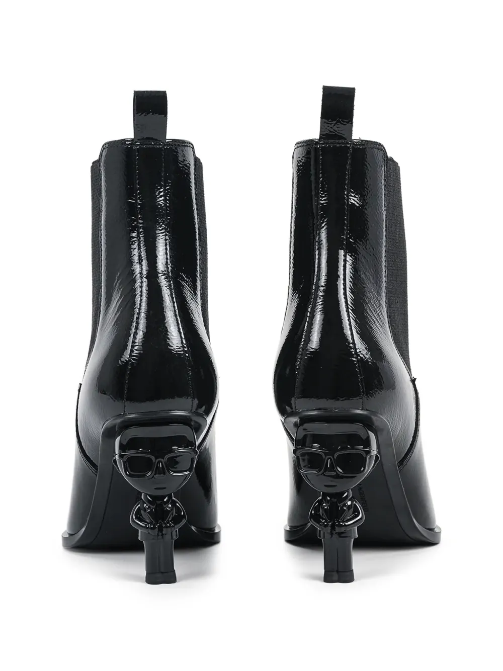 Karl Lagerfeld heeled ankle boots Zwart