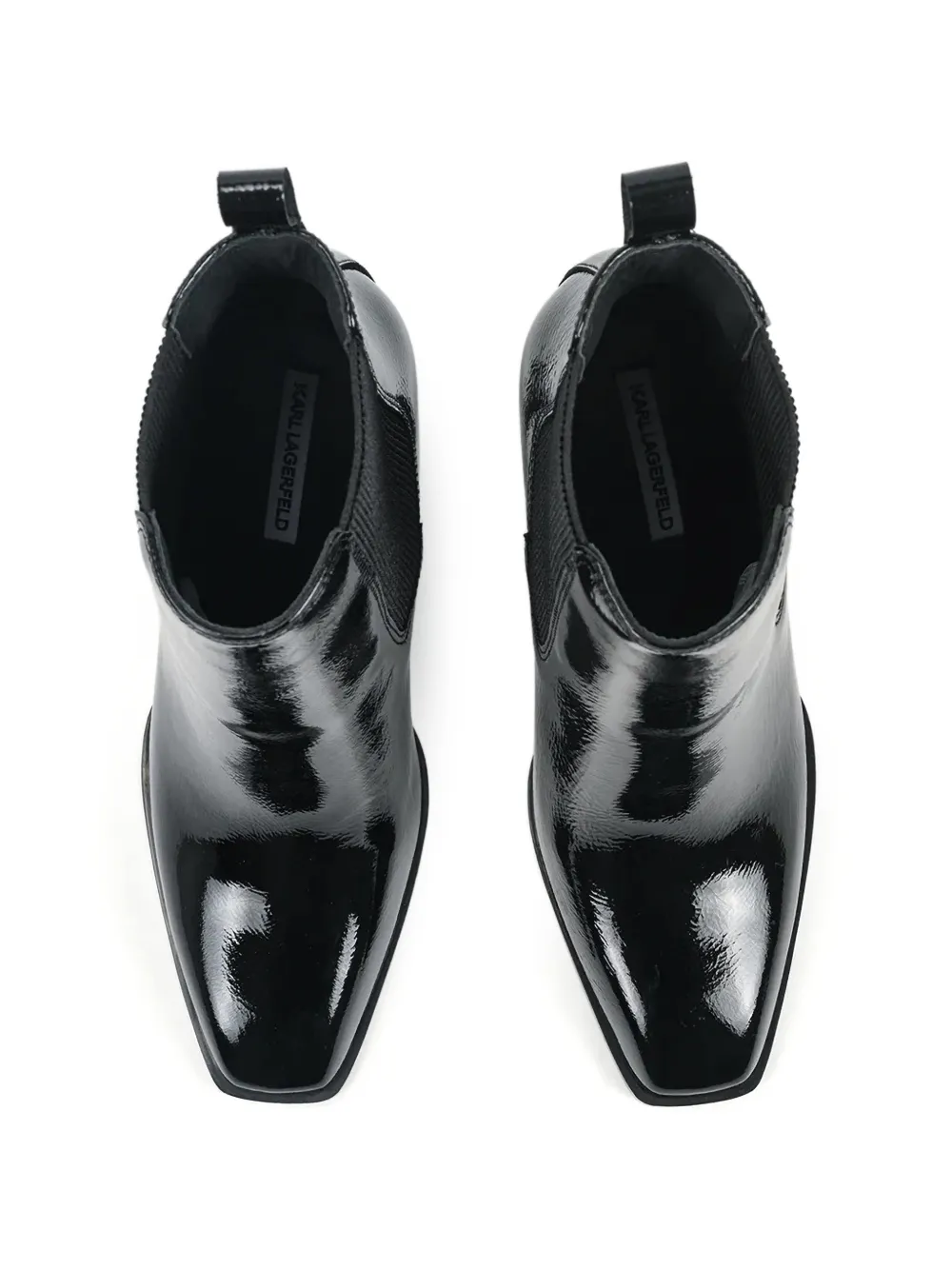Karl Lagerfeld heeled ankle boots Zwart