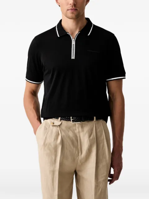 Karl Lagerfeld zip-fastening polo shirt