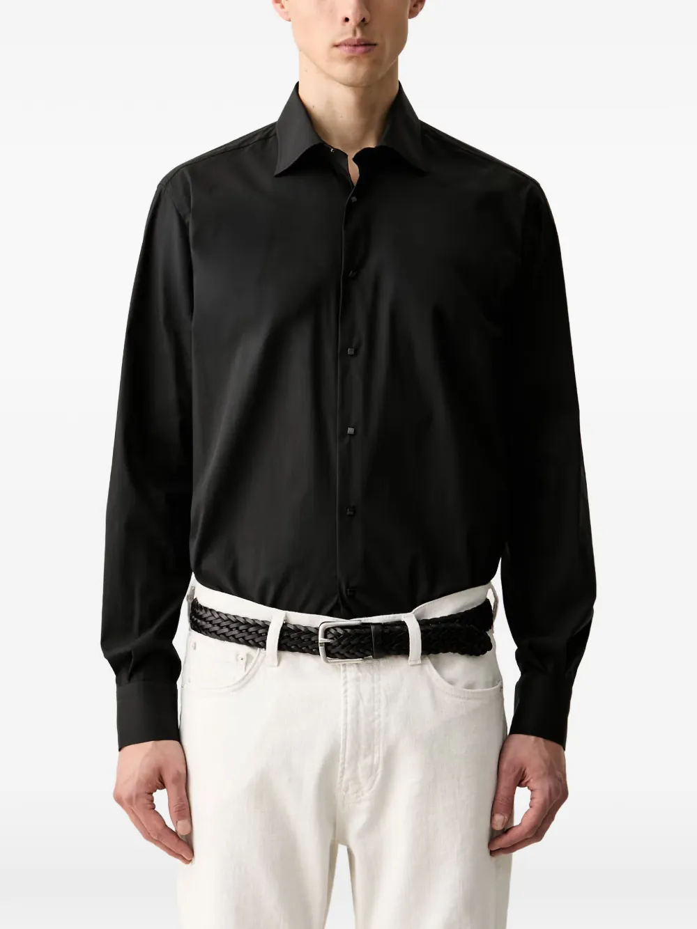 Karl Lagerfeld long-sleeve shirt - Schwarz