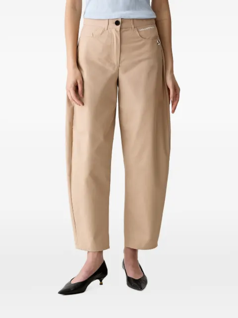 Karl Lagerfeld pantalones ajustados con logo estampado
