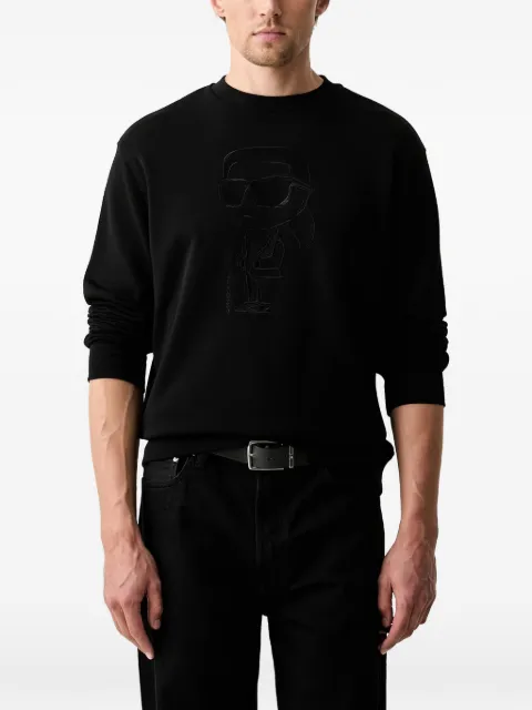 Karl Lagerfeld Ikonik Karl embroidered sweater