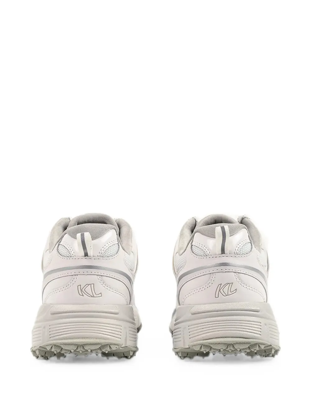 Karl Lagerfeld panelled chunky-sole sneakers Wit