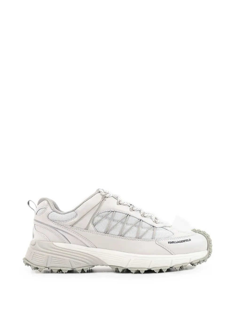 Karl Lagerfeld panelled chunky-sole sneakers - Bianco